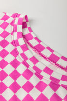 Plaid 2pcs set for women