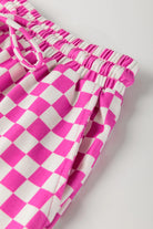 Plaid 2pcs set for women