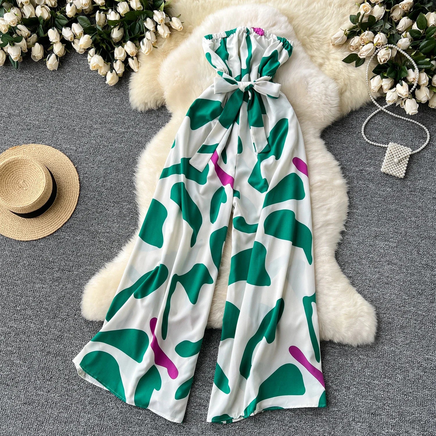 Elegant Sexy Suspender Jumpsuit