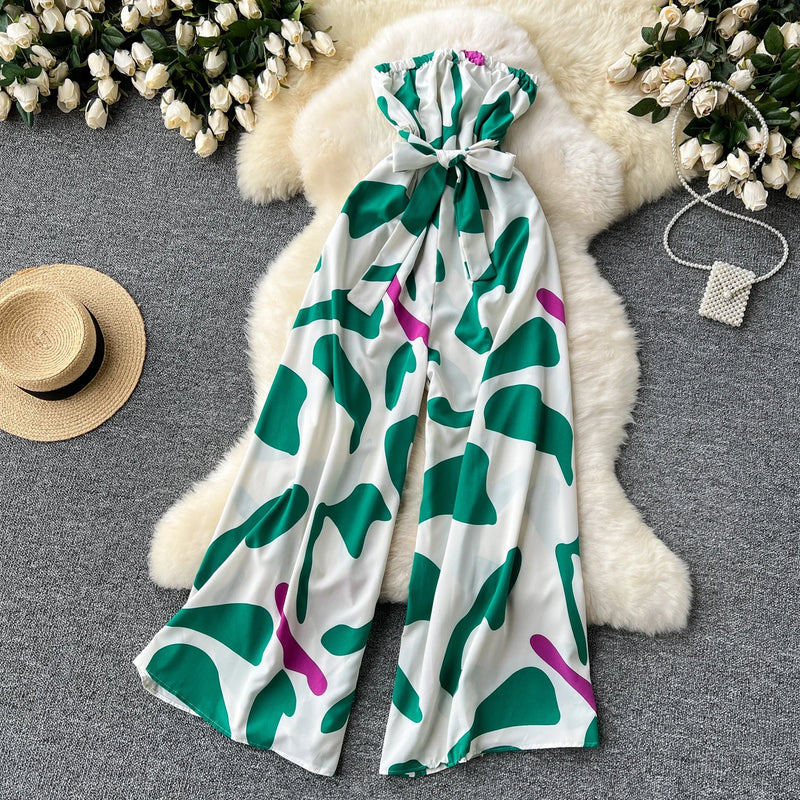 Elegant Sexy Suspender Jumpsuit