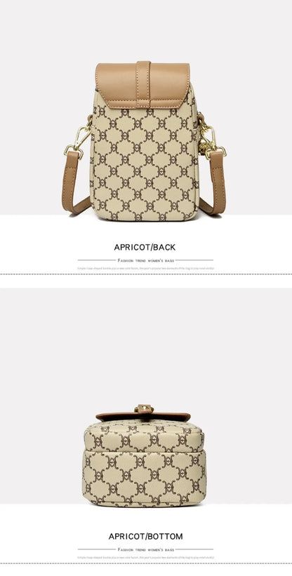 Luxury Brand Retro Handbag Mobile Phone Bag Designer Women'S Single Shoulder Crossbody Bag Women'S Mini Square Bag Sac A Main