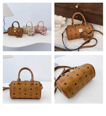 Luxury Ladies Leather Handbag Famous Designer Crossbody Bag Stylish Shoulder Purse Women's Tote Classic Fashion Accessory