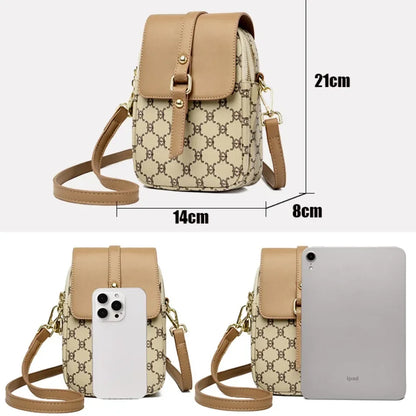 Luxury Brand Retro Handbag Mobile Phone Bag Designer Women'S Single Shoulder Crossbody Bag Women'S Mini Square Bag Sac A Main