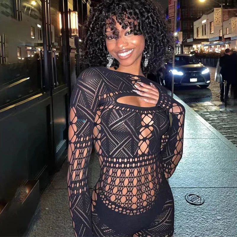 Sexy Lace Jumpsuit Dress