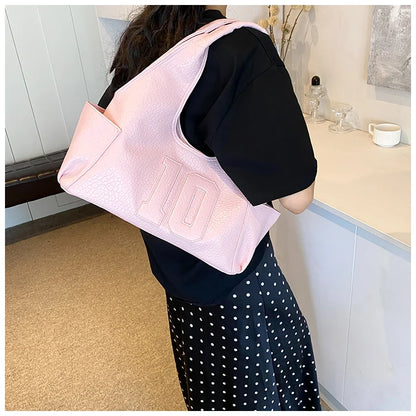 Luxury Women Bag 2025 New Armpit Handbags Women Shoulder Hobos Purse Top-Handle Bag Punk Cool Girls Shopping Packs Large Bolsas