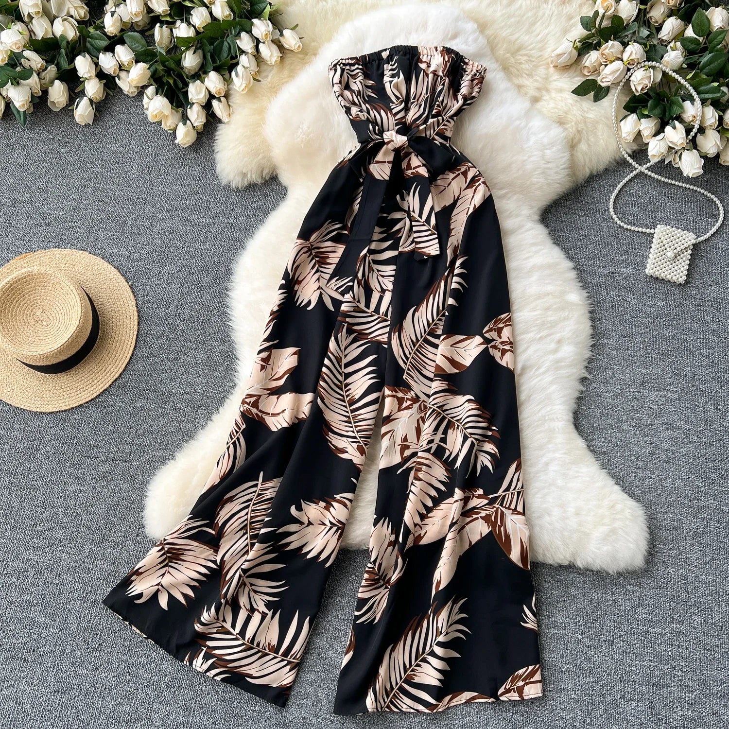 Elegant Sexy Suspender Jumpsuit