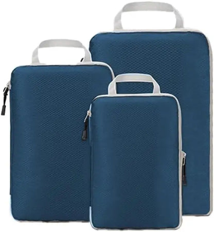 Compression Packing Cubes for Travel, Luggage Packing Organizer Bag Compressible Expandable Organizer Cubes For Carry On Travel