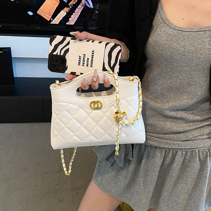 Luxury Ladies Tote Bag Handbags Leather Shoulder From Famous Designer Elegant Classic With Pockets