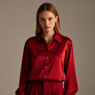 Luxury Satin Finish Blouse for Women