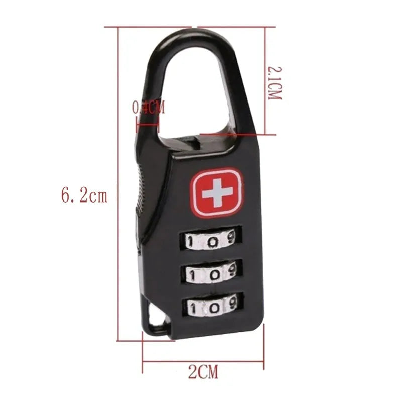 40-1PCS Mini Security Customs Lock Combination Code Number Lock Padlock Password Padlock for Suitcase Drawer Cabinet Luggage Zip