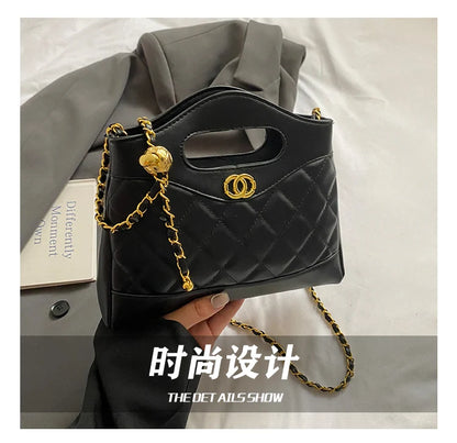 Luxury Ladies Tote Bag Handbags Leather Shoulder From Famous Designer Elegant Classic With Pockets