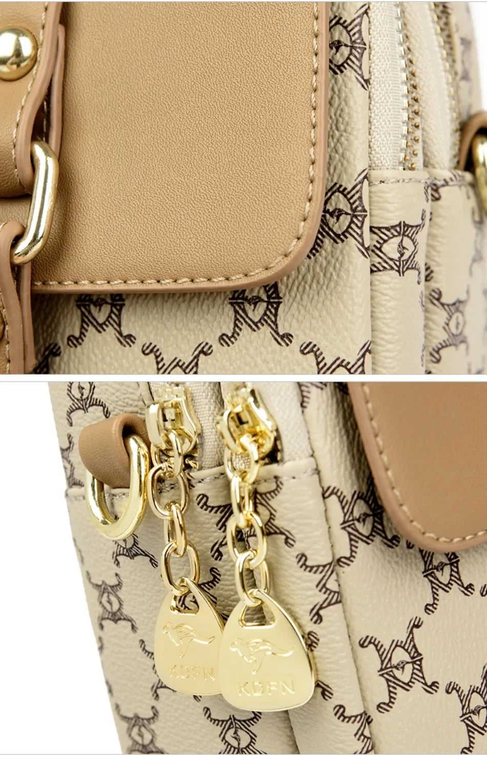 Luxury brand retro handbag