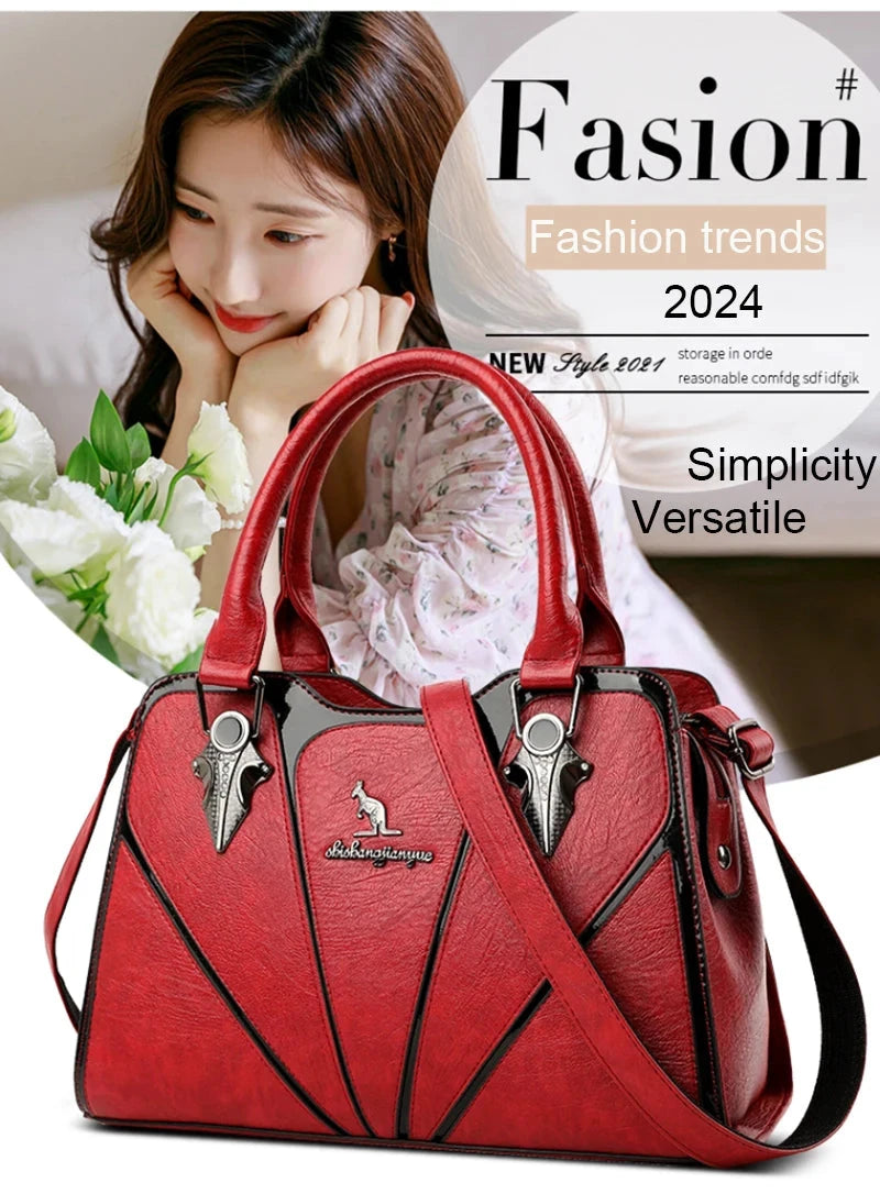 Luxury Leather Handbag for Women – Designer Crossbody