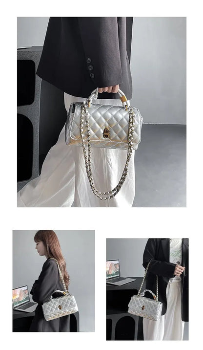 Luxury Reversible Tote Purse For Women Designer Practical Two Sided Bag Offering Two Different Look In One