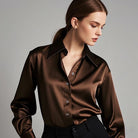 Luxury Satin Finish Blouse for Women