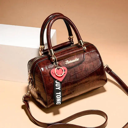 Luxury Design Handbag Shoulder Bag Top Quality PU Leather Women Handbags Crocodile Tote Bag Fashion Female Crossbody Bags Purse
