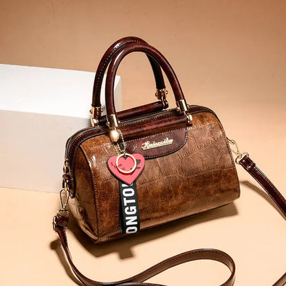 Luxury Design Handbag Shoulder Bag Top Quality PU Leather Women Handbags Crocodile Tote Bag Fashion Female Crossbody Bags Purse