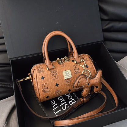 Luxury Ladies Leather Handbag Famous Designer Crossbody Bag Stylish Shoulder Purse Women's Tote Classic Fashion Accessory