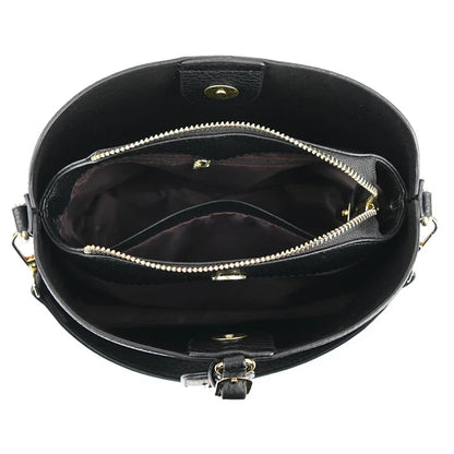 Luxury Designer High Quality Leather Women's Handbag Purses 3 Layers Multifunctional Ladies Shoulder Messenger Bags Sac Femme