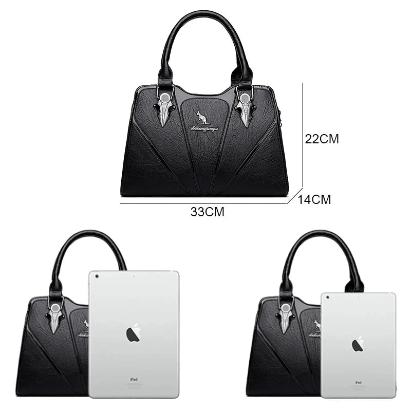 Luxury Leather Handbag for Women – Designer Crossbody