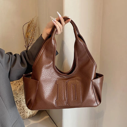 Luxury Women Bag 2025 New Armpit Handbags Women Shoulder Hobos Purse Top-Handle Bag Punk Cool Girls Shopping Packs Large Bolsas