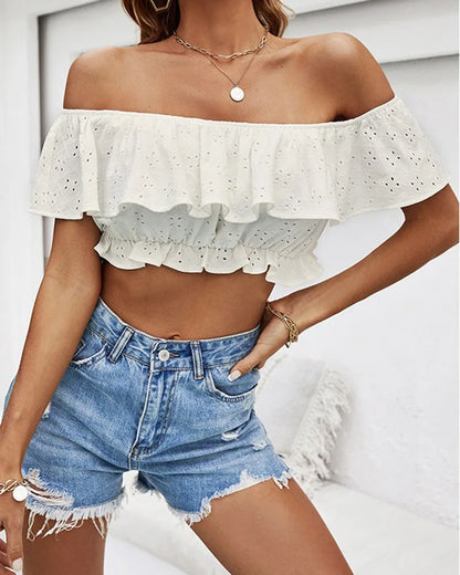 Luxury fashion slimming women's dress white sweet top female summer fairy flowy beautiful clothes