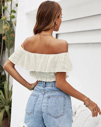 Luxury fashion slimming women's dress white sweet top female summer fairy flowy beautiful clothes