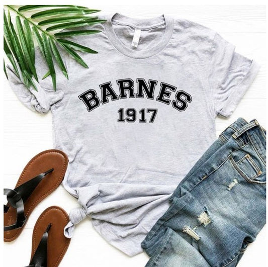 Women's Vintage Alphanumeric Print Short Sleeve T-Shirt